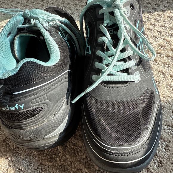 GDEFY Gravity Defyer Comfort Fit Women Athletic Shoes Black 10 NO INSOLES - Picture 10 of 16